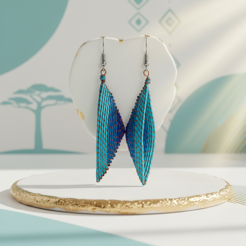 Ocean Blue Ear rings